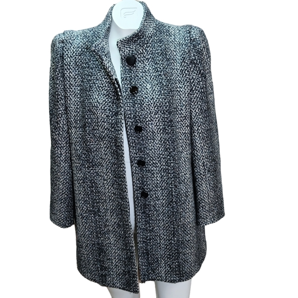 BERT Newman Vintage long coat  Peacoat EUC size 10 Petite